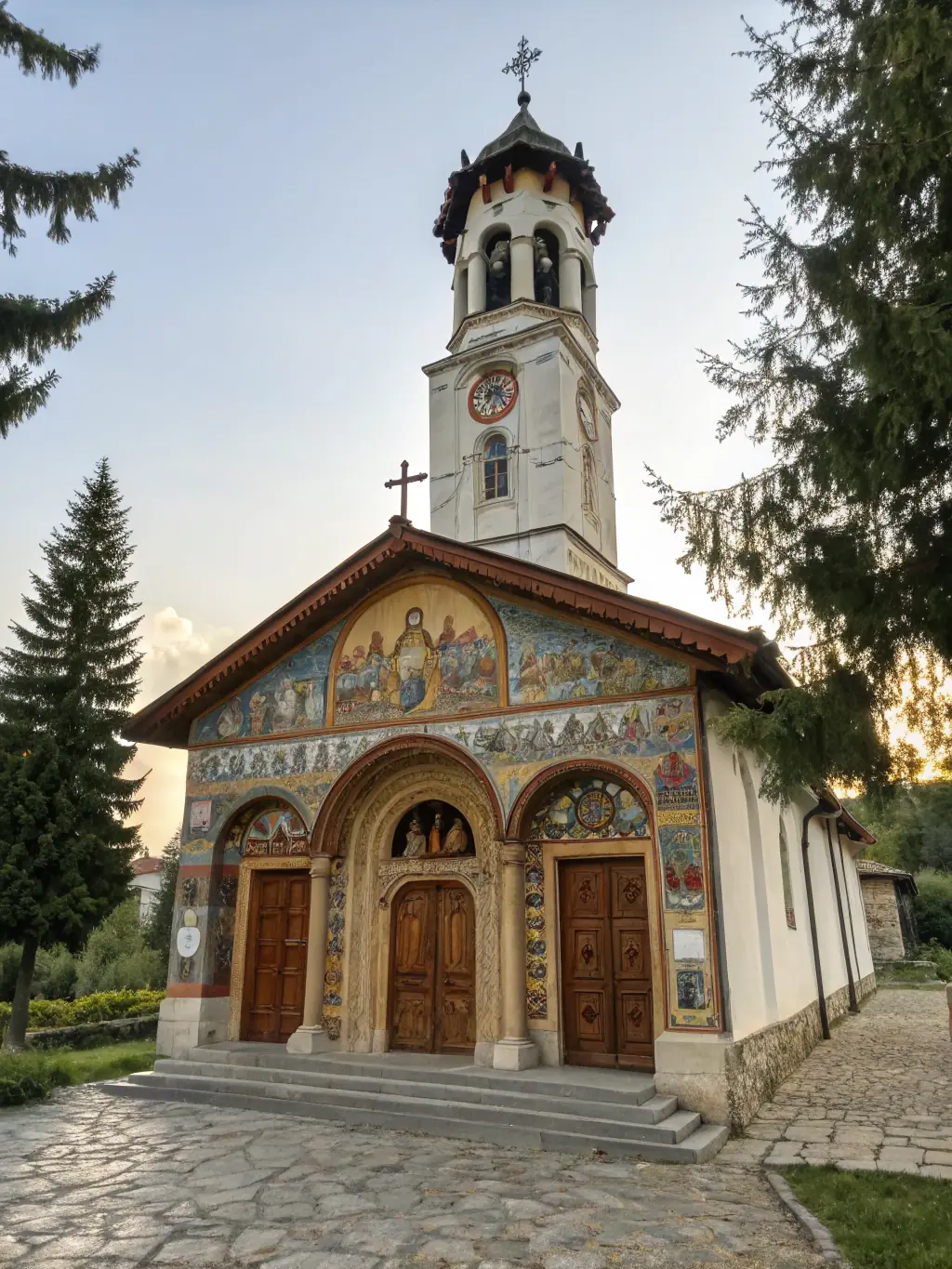 A scenic view of a preserved historical site in Saint Martin Valmeroux, emphasizing its cultural and architectural value.